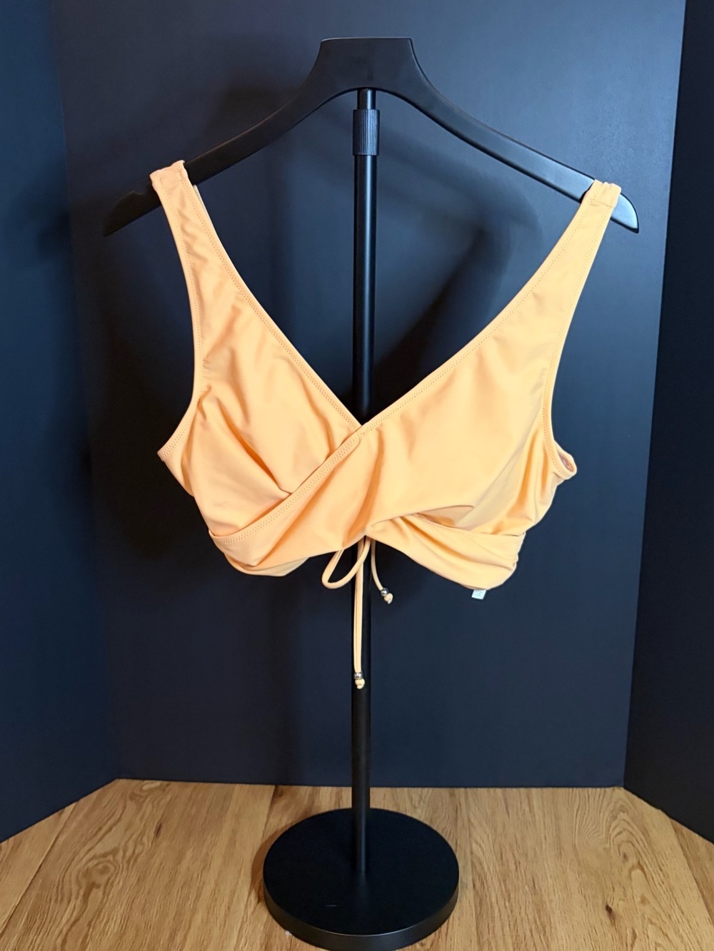 Cupshe Peach Wrap Bikini Top